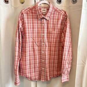 CQR Men Western Shirt 2XL Plaid Cotton Gorpcore Workwear Hiking Button Up‎ 20194